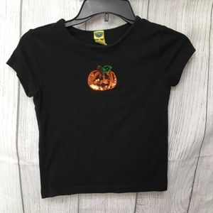 Girls 7/8 Jack o Lantern Halloween shirt